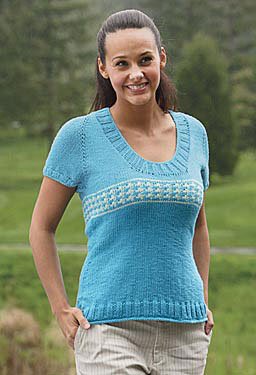Tomato Scoop-Neck Tee Pattern