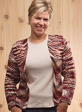 Chevron Ruana Pattern