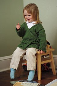 Cable & Lace Wrap Cardigan Pattern