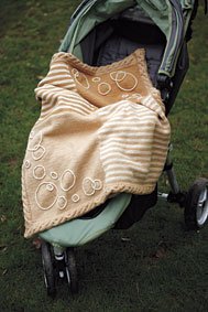 Circles & Stripes Stroller Banket Pattern