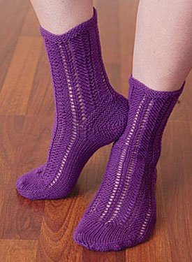 Garter Heel Socks Pattern