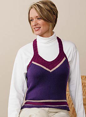 Halter Swimsuit-Style Vest Pattern