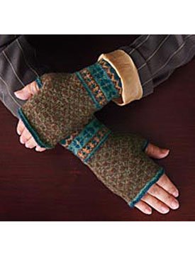 Latvian Fingerless Mitts