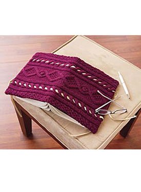 Journal Cover with Ribbon Ties Pattern