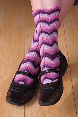 Zig Zag Socks Pattern