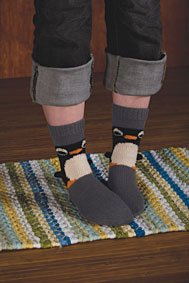 Pop Out Penguins Sock Pattern