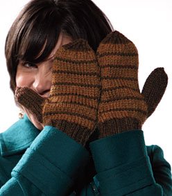 Striped Mittens Pattern