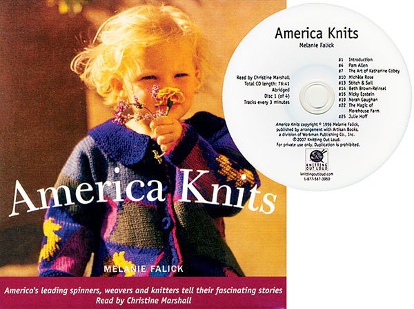 America Knits (Audio CD - Abridged) by Melanie Falick