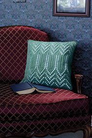 Chevron Stitch Lace Pillow Pattern