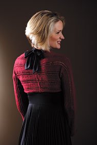 Eyelet Shrug Pattern