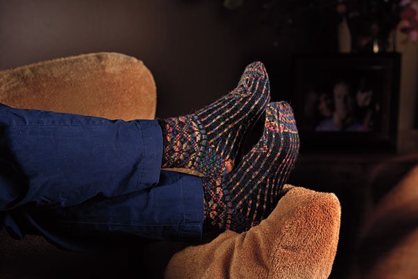 Nordic Lights Sock Pattern