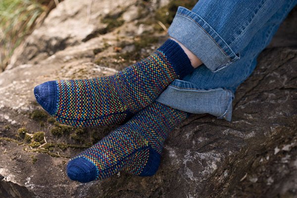 Spot Check Socks Pattern