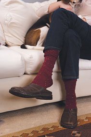 Cabled Cuff Socks Pattern