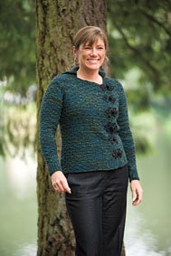 Jacket with Frog Fasterners Pattern