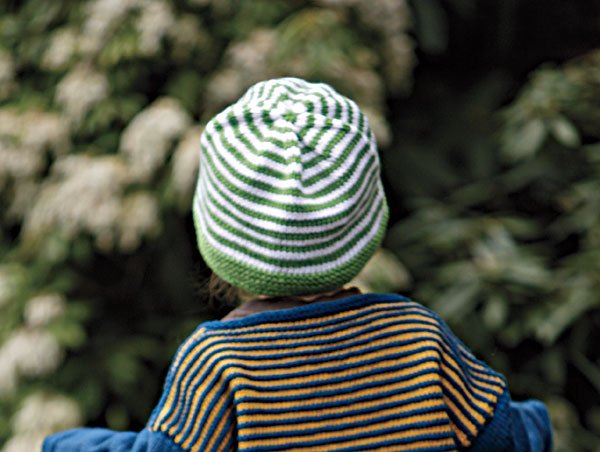 Striped Beanie Child's Pattern