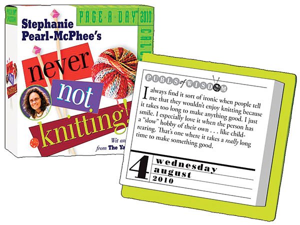 Never Not Knitting 2010 Calendar by Stephanie Pearl-McPhee