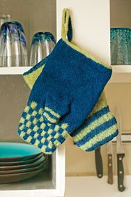 Felted Oven Mitts