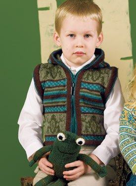 Kiss the Frog Vest  Pattern