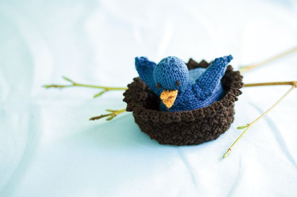 Egg to Bluebird and a Little Nest, Too Pattern