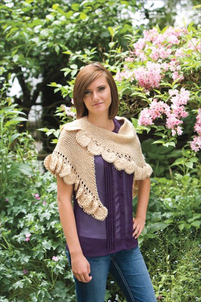Serpentine Reversible Shawlette Pattern