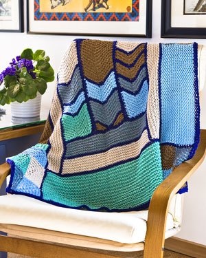 Craftsman Afghan - Ocean