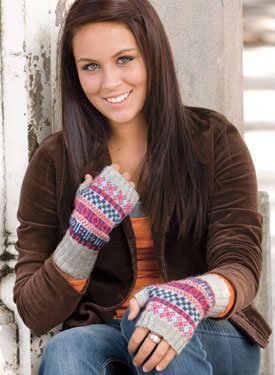 Finishing Touches Fingerless Gloves