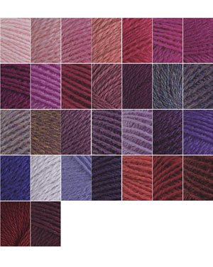 30 Palette Sampler  - Rosy by Knit Picks Design Team