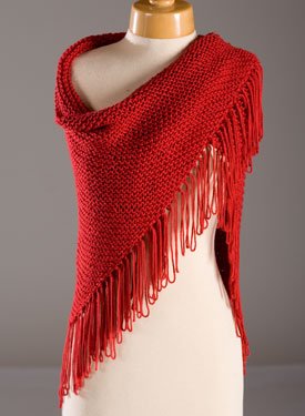 Red Hat Lady Shawl Pattern