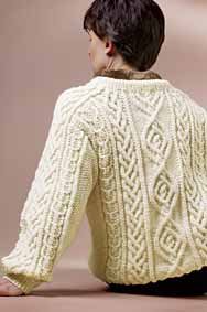 Heirloom Aran Pullover Pattern