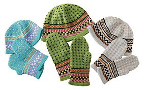 Checks & Charms Hat and Mitten Set Pattern