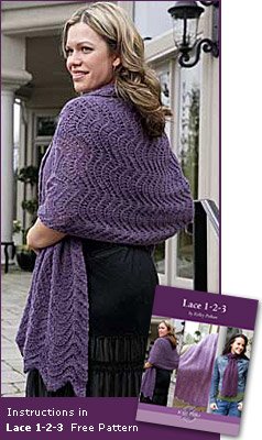 Lace 1, 2, 3: Andean Treasure Shawl Pattern