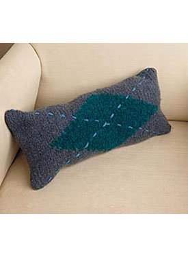 Argyle Felted Pillow Pattern