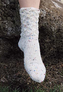 Aran Braided Socks Pattern