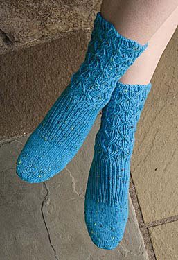 Aran Braided Socks Pattern