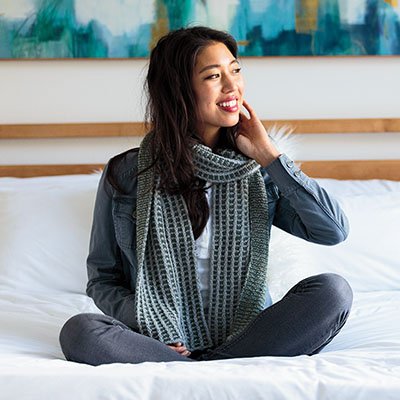 Columns Scarf Pattern