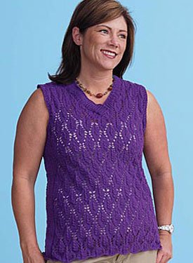 Diamond Leaves Tunic Pattern