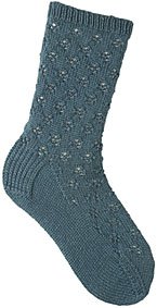 Holiday Lace Socks Pattern, Hollyberry Version