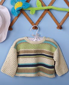 Striped Baby Pullover Pattern