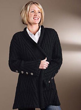 Thick Knit Car Coat Pattern
