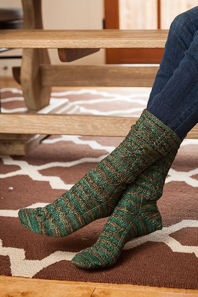 Falling Leaves Sock Pattern