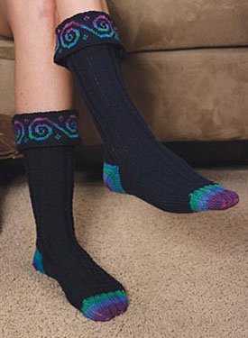 Mountain Topper Socks Pattern