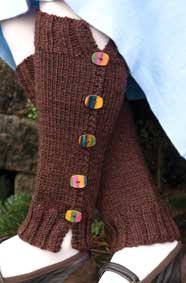 Putting on the Ritz Legwarmers Pattern