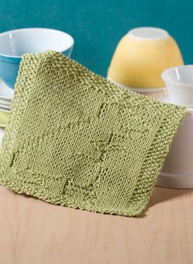 Roller Skating T-Rex Dishcloth Pattern