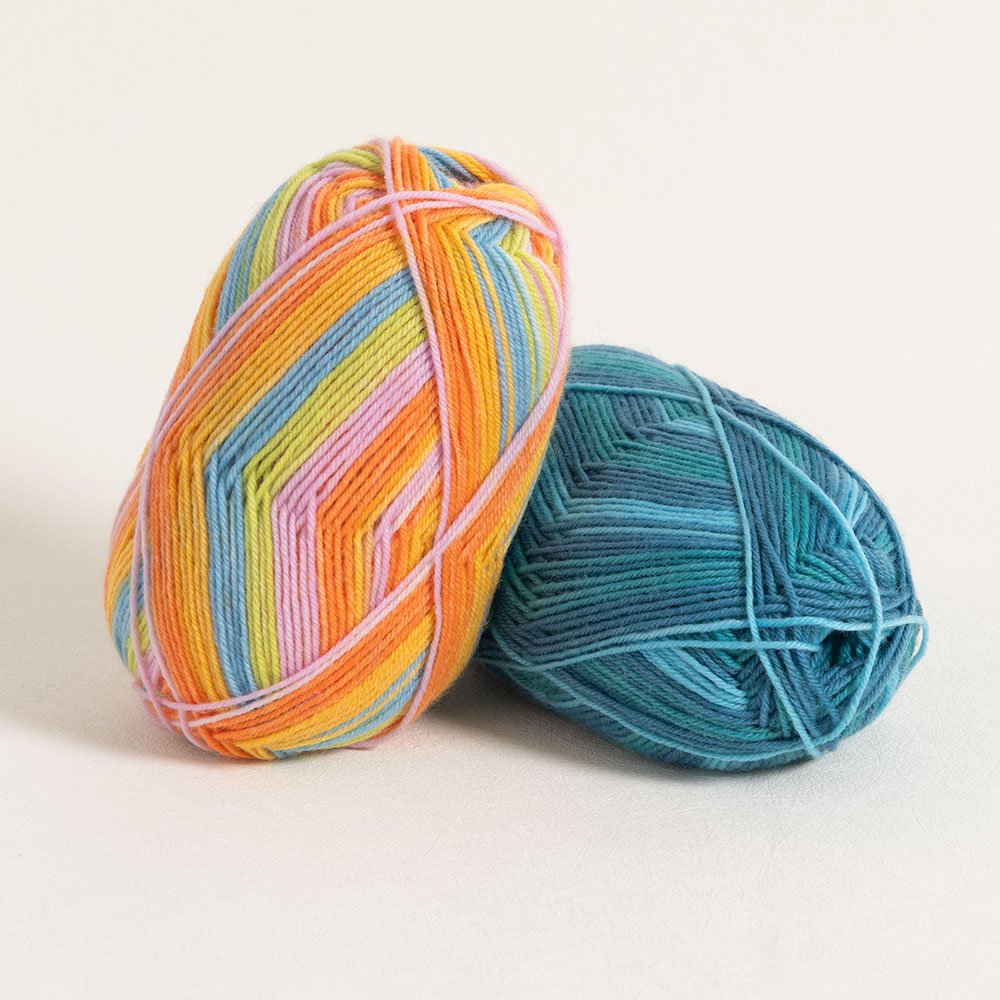 Felici Self Striping Sock Yarn