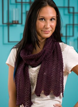 Lace 1 2 3 Throw & Scarf Pattern