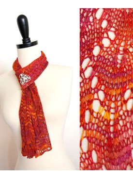 Easy Bamboo Lace Scarf Pattern