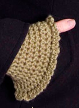 Ruffled Cufflette Pattern