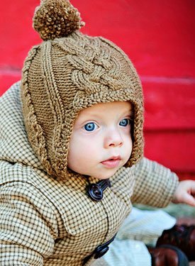 Master Charles Cabled Ear Flap Cap Pattern