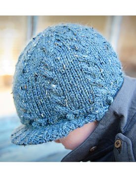 Cabled Tweedy Topper Pattern
