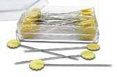 Flat Flower Pins